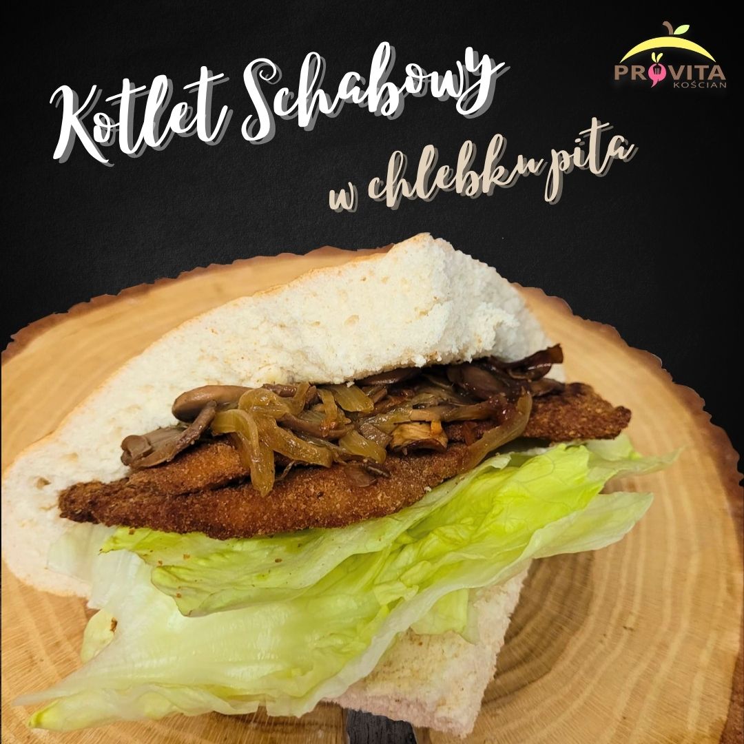 Kotlet Schabowy w chlebku pita